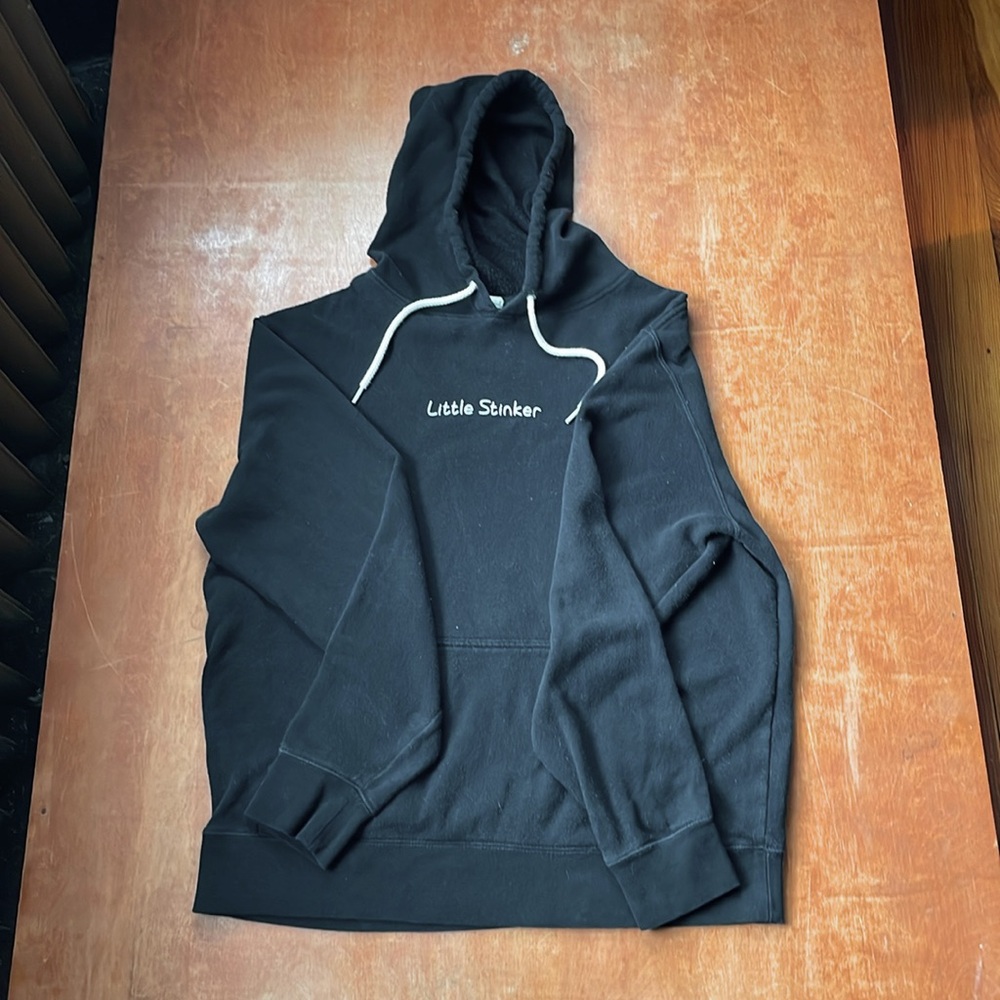 Drew Gooden Merch Little Stinker Hoodie — L